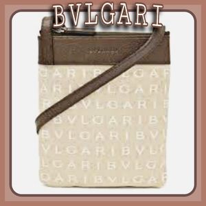 Bvlgari Canvas & Leather Crossbody